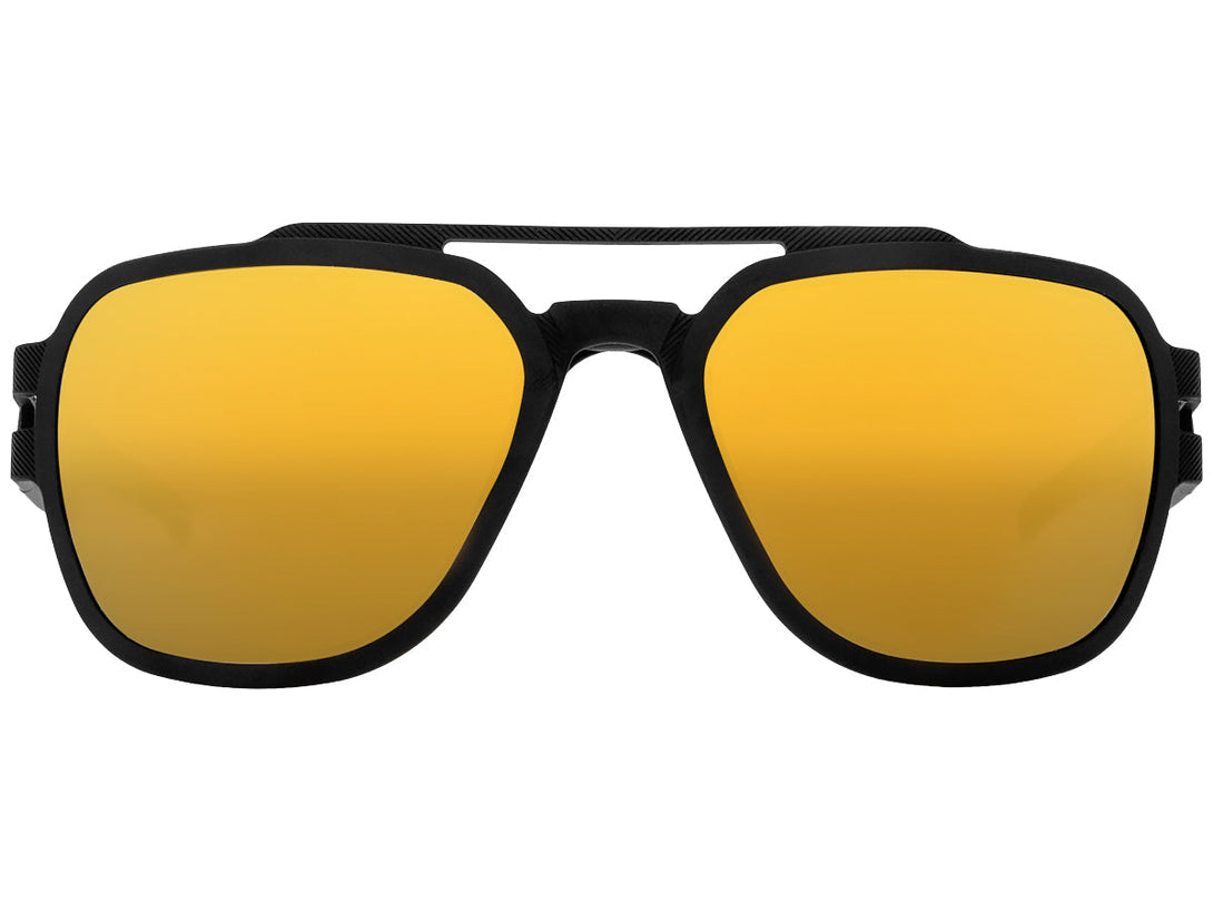 Matte Blackout / Rose Polarized w/ Gold Mirror